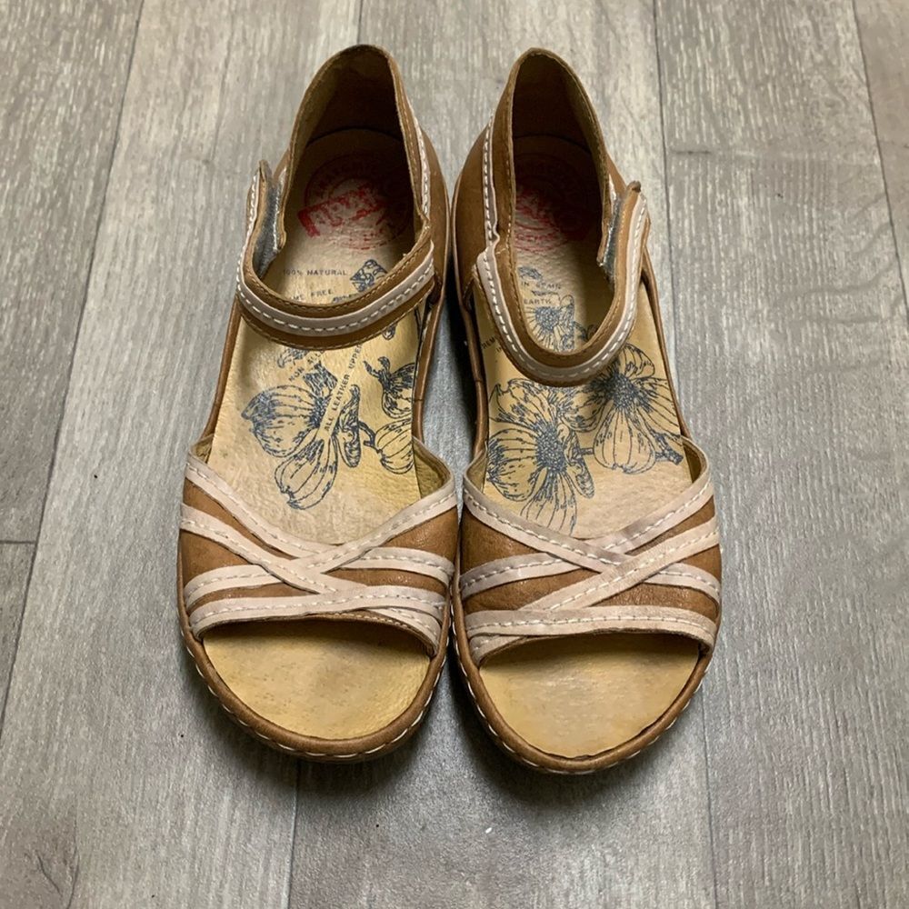 Womens Brako Leather Strap‎ Open Sandals